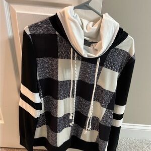 Women’s Cowl Neck Sweatshirt. New without tags. Size medium